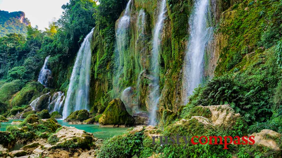 Ban Gioc Waterfall before the rains